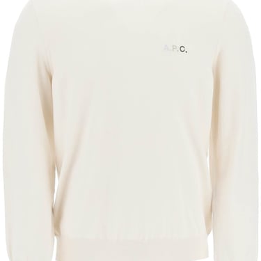 A.P.C. 'Sylvain' Embroidered Logo Cotton Sweater Men