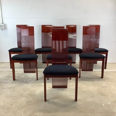 20th Century Italian Modern Dining Chairs attr. Pietro Costantini- set 8 