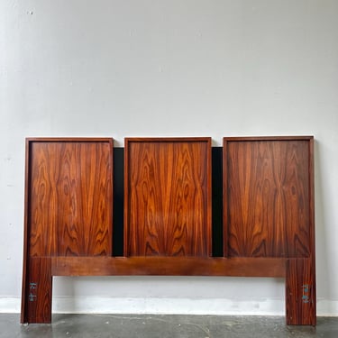 MCM Vintage Rosewood Queen or full size headboard 