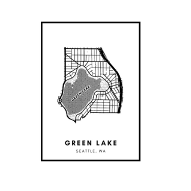 Green Lake Print