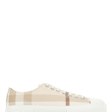 Burberry Woman Embroidered Canvas Sneakers