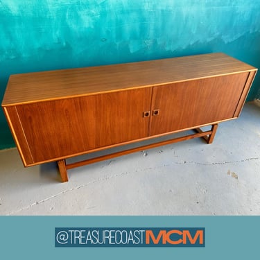 Danish Mid Century Teak Sideboard / Axel Christensen / Credenza Cabinet TV Stand / Vintage MCM / Shipping not included 