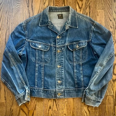 Classic Early 70s Denim Lee Riders 101-J Jacket 46 