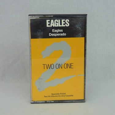 Eagles (1972) Desperado (1973) by The Eagles on 2-in-1 Cassette Tape - Take It Easy, Tequila Sunrise, Witchy Woman, Peaceful Easy Feeling 