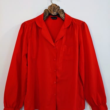 Red Vintage Blouse