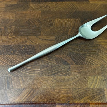 Vintage 9.5" Lauffer Silver Holland Serving Fork, Lauffer Design 3 