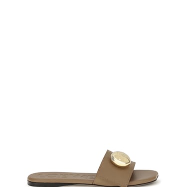 Loewe Women Pebble Slide Sandals