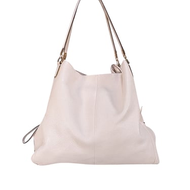 Coach - Ivory Leather Shoulder Bag