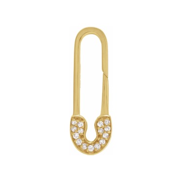 Diamond Safety Pin Bail — Charm + Chain Trunk Show