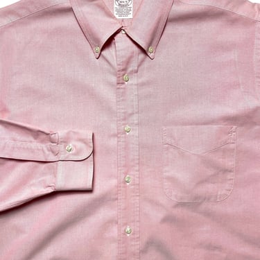 Vintage USA Made Brooks Brothers Makers Button-Down Oxford Shirt ~ 16 1/2 - 35 ~ 100% Supima Cotton ~ OCBD 