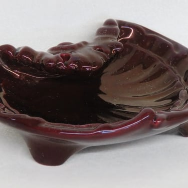 Zsolnay Hungary Hand Painted Iridecent Eosin Shell Trinket Vanity Dish 2969B