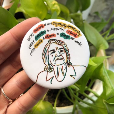 Dolores Huerta Quote Button