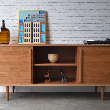 Kasse Credenza / TV Stand - Solid Cherry 