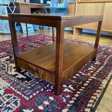 Vintage Maurice Villency Walnut Side Table w/Drawer