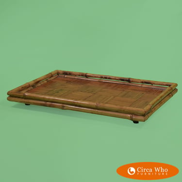 Split Bamboo Small Serving Tray