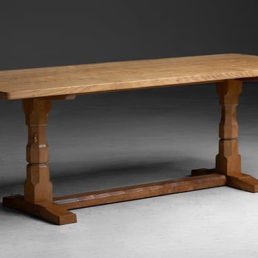 Oak Refectory Mouseman Table