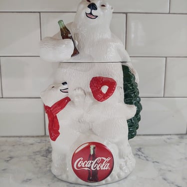 1996 Coca-Cola Company Polar Bear Stein with Certificate of Authenticity Perfect Condition No 06240 Produced in Brazil 