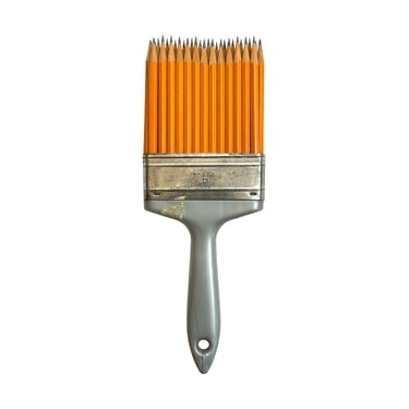 Surrealist Pencils Paintbrush Sculpture