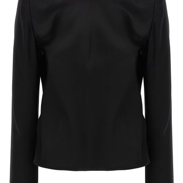 Saint Laurent Women Back Neckline Top