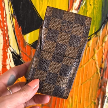 Authentic Louis Vuitton Damier Ebene Cigarette Case 