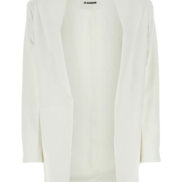 Jil Sander Woman White Viscose Blazer