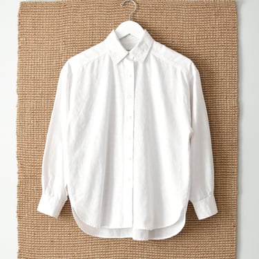 vintage banana republic blouse, white cotton button down shirt 