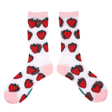 Coucou Suzette - Sheer Berry Socks