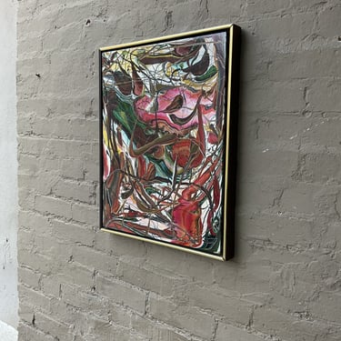 J. Quinn Miles Modernist Drip Painting