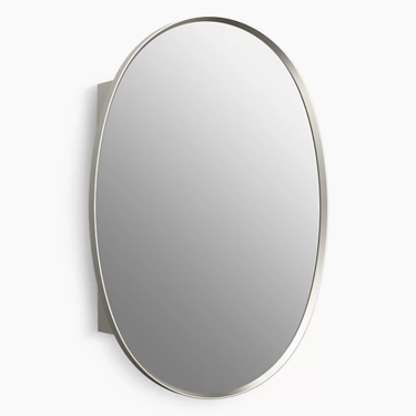 Kohler Verdera® 24&quot; x 34&quot; Oval Framed Medicine Cabinet 35571-BNL