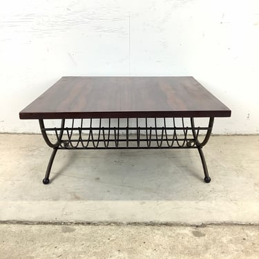 Small Vintage Coffee Table With Lower Tray 