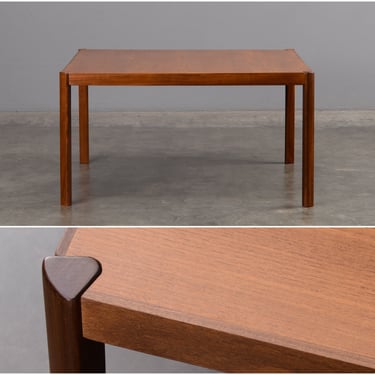 Hans Olsen 31 inch Square Teak Coffee Table Mid-Century Danish Modern 