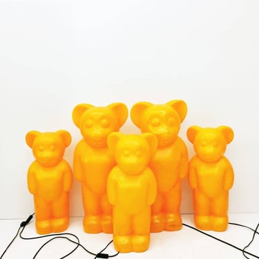 space age Lumi bear german by heico or Flötotto, Haribo Bear lamp vintage Night Lamp From 1970'S retro Children Lighting 