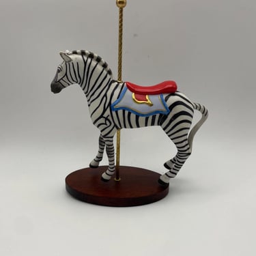 Vintage Arabia Finland Porcelain Zebra Figurine by Taisto | Pink
