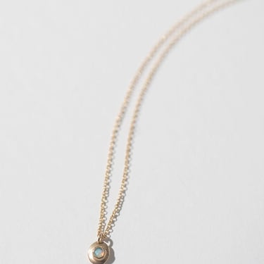 Opal Necklace - 10k Gold