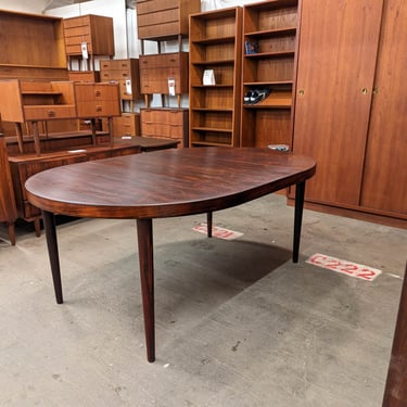 (RESERVED) Round Rosewood Dining Table