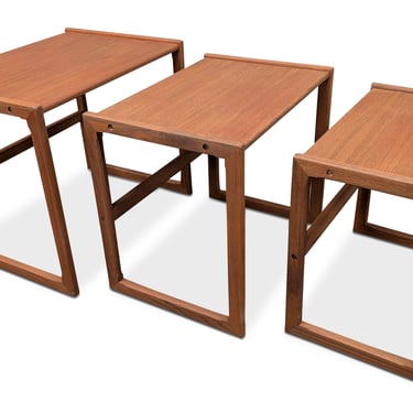 Teak Nesting Tables  - 032571