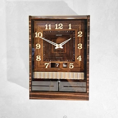 Seiko Transistor Clock Japan 1960s Vintage Collectors Item Retro Bell Ring Mid Century 