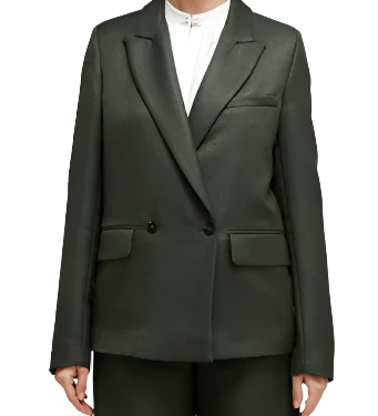 Digonal Structure Couture Double Breasted Jacket