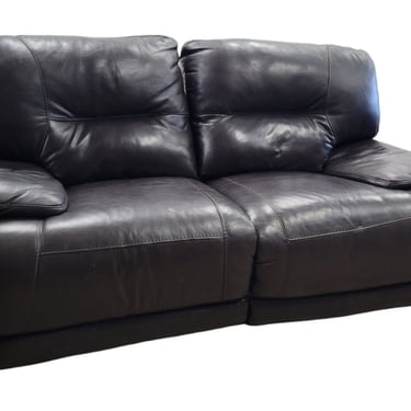 Leather Oversized Electric Recliner Loveseat