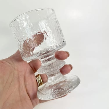 Iittala Finland Senator SENAATTORI Cordial Glass By Timo Sarpaneva 4 3/8” Tall