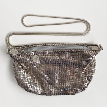 Silver Chainmail Crossbody Bag