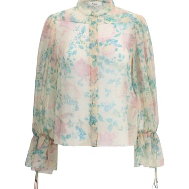 Chloé Women Sheer Blouse