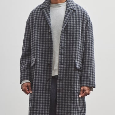 Evan Kinori Big Coat, Navy/Grey