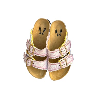 B04 Sandals Yellow Pink