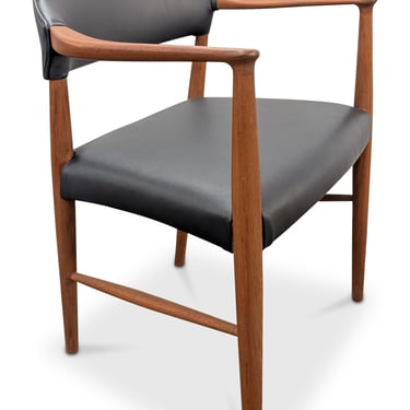 Teak Desk Chair by Kurt Olsen By Slagelse - 012554