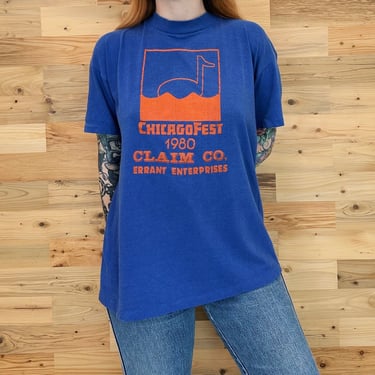 1980 ChicagoFest Vintage Chicago Tee Shirt T-Shirt 