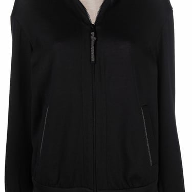 Brunello Cucinelli Women Cotton And Silk Blend Hoodie