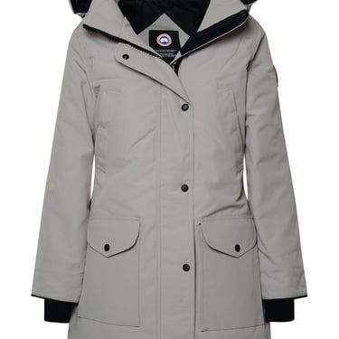 Canada Goose 'Trillium' Light Grey Nylon Parka Woman