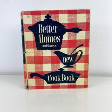 Vintage 1953 Better Homes & Gardens New Cook Book, First Edition Hardcover 5 Ring Binder CookBook, Collectible Cookbook, Old Family Recipes 