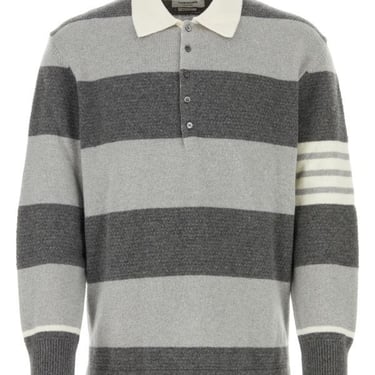 Thom Browne Man Bicolor Wool Sweater